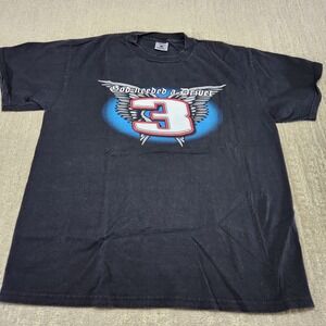 Vintage Dale Earnhardt Sr Shirt Adult L Memorial T Intimidator Nascar Racing